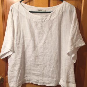 Magic Linen Loose Fit Linen Top - Washed but never worn